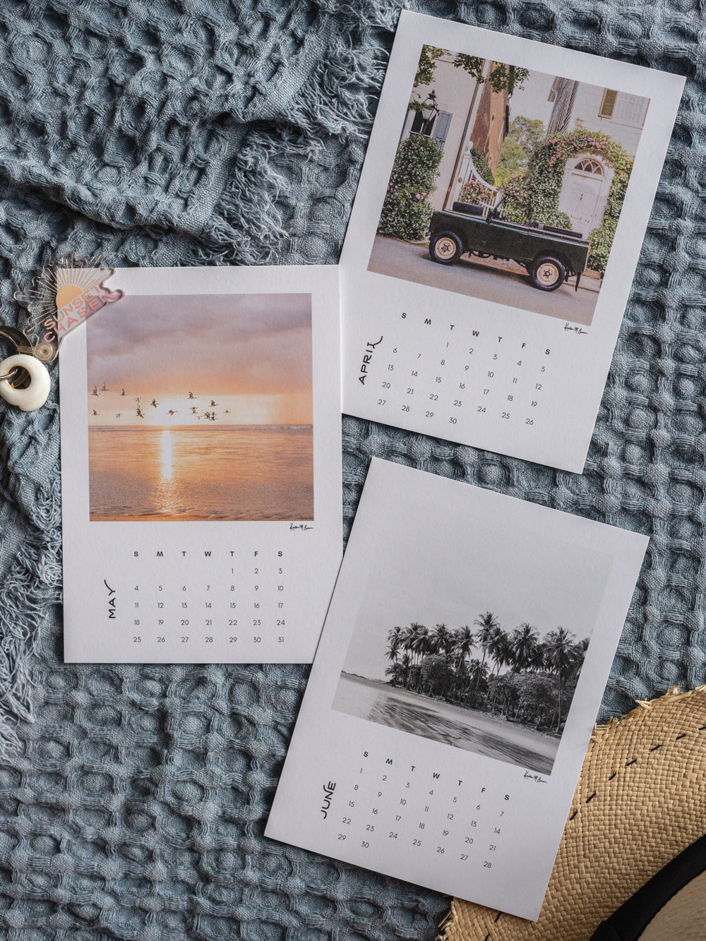 2025 desktop photo calendar. Now you can wanderlust away to your happy place while you're working with the Costa Rica desktop photo calendar! Dream away to a new location each month, and after the month is over, you can cut away the month on the bottom and frame the print!