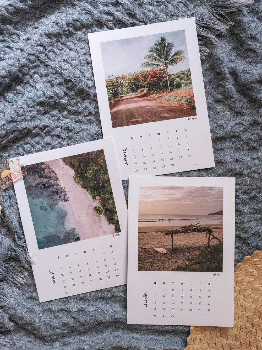 Costa Rica 2026 desktop photo calendar. Now you can wanderlust away to your happy place while you're working with the Costa Rica desktop photo calendar! Dream away to a new location each month, and after the month is over, you can cut away the month on the bottom and frame the print!