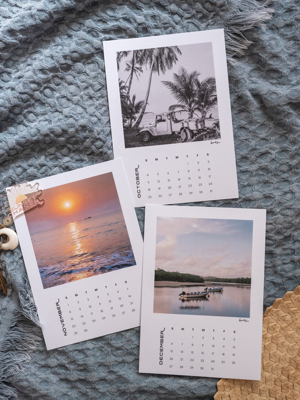 Costa Rica 2026 desktop photo calendar. Now you can wanderlust away to your happy place while you're working with the Costa Rica desktop photo calendar! Dream away to a new location each month, and after the month is over, you can cut away the month on the bottom and frame the print!