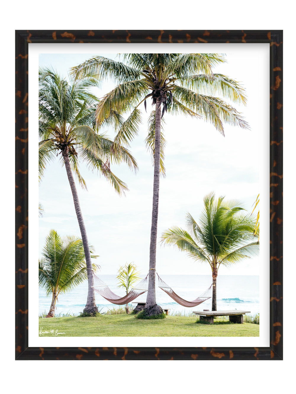 Rounded Tortoise frame for sunset and beach photo wall art at The Sunset Shop.