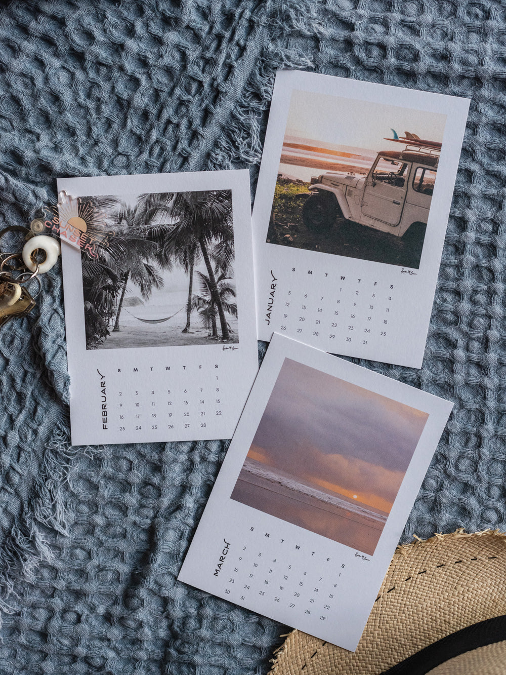 2025 desktop photo calendar. Now you can wanderlust away to your happy place while you're working with the Costa Rica desktop photo calendar! Dream away to a new location each month, and after the month is over, you can cut away the month on the bottom and frame the print!  