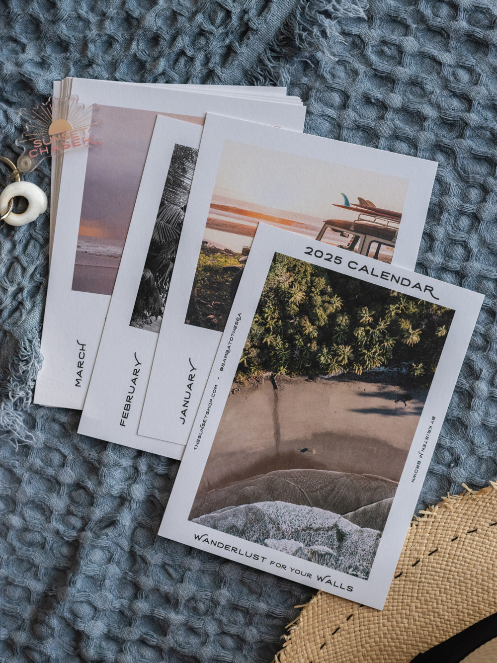 2025 Desktop Photo Calendar - The Sunset Shop - Costa Rica
