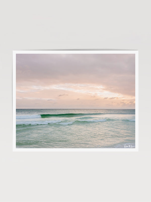 Beautiful pastel pink sunset in Watercolor Florida. Photographed by Samba to the Sea for The Sunset Shop.Beautiful pastel pink sunset in Watercolor Florida. Photographed by Samba to the Sea for The Sunset Shop.