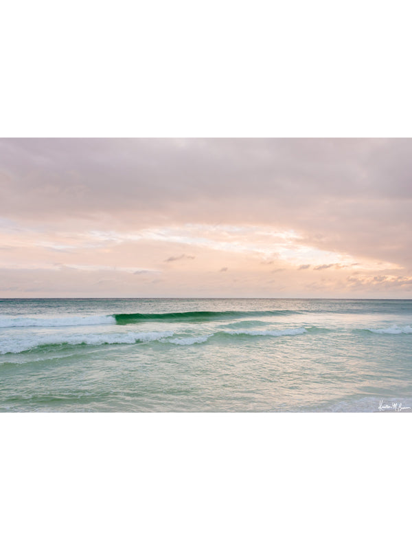 Kristen Sunset Beach M トップス Saltwater Paradise || Surfers + Pastel Prink Rain Squall