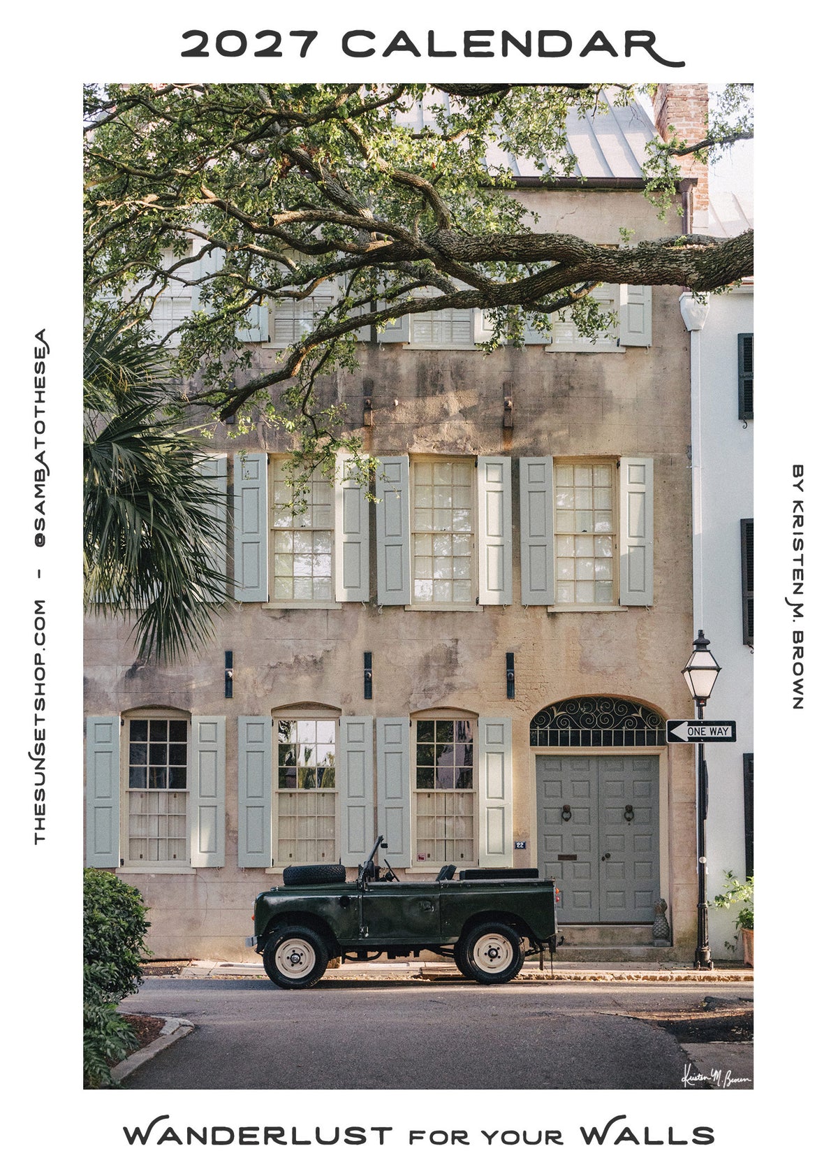 2027 Desktop Calendar Charleston - Lowcountry