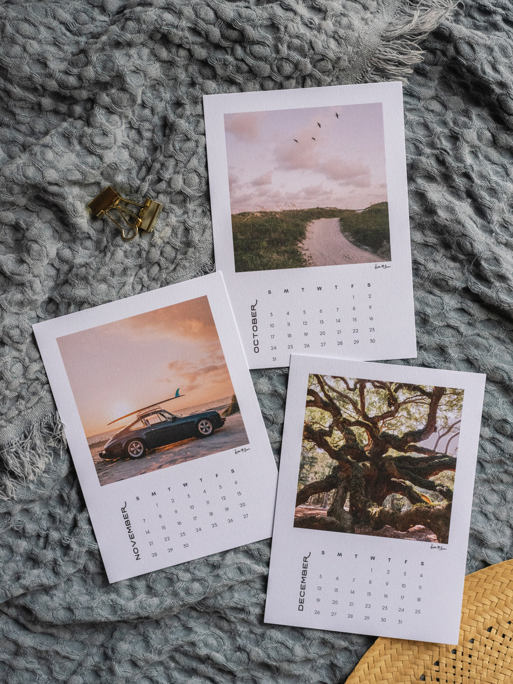 Charleston desktop photo calendar for 2027. By Kristen M. Brown of Samba to the Sea.