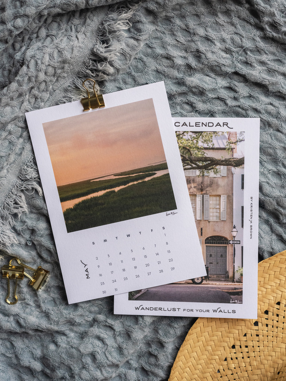 Charleston desktop photo calendar for 2027. By Kristen M. Brown of Samba to the Sea.