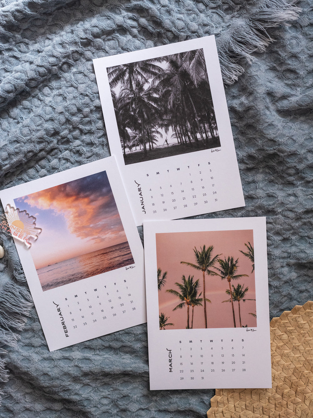 Costa Rica 2026 desktop photo calendar. Now you can wanderlust away to your happy place while you're working with the Costa Rica desktop photo calendar! Dream away to a new location each month, and after the month is over, you can cut away the month on the bottom and frame the print!  