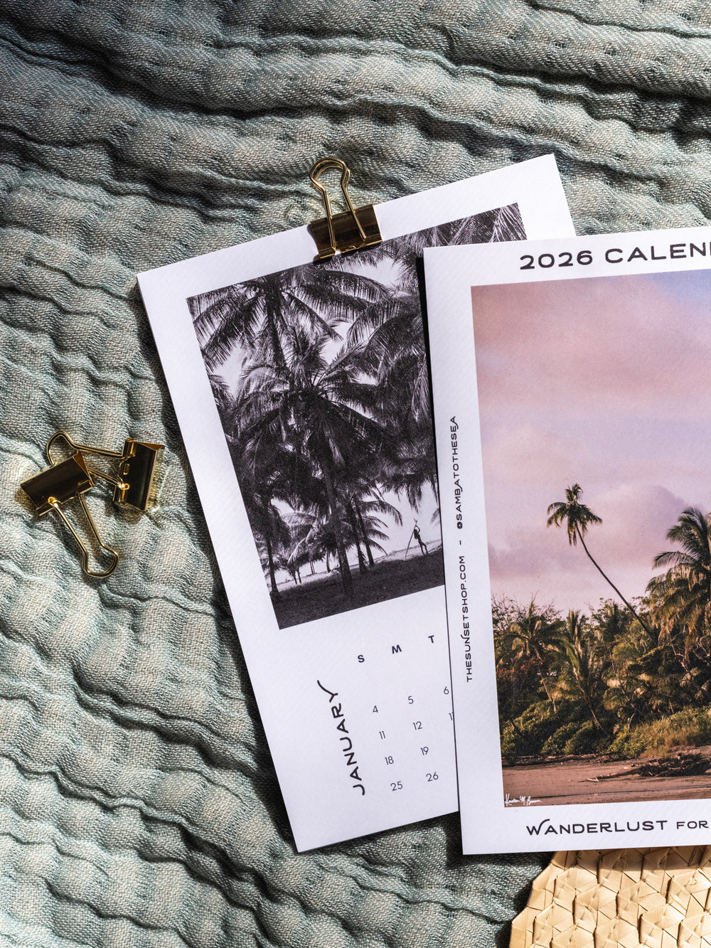 Costa Rica 2026 desktop photo calendar. Now you can wanderlust away to your happy place while you're working with the Costa Rica desktop photo calendar! Dream away to a new location each month, and after the month is over, you can cut away the month on the bottom and frame the print!  