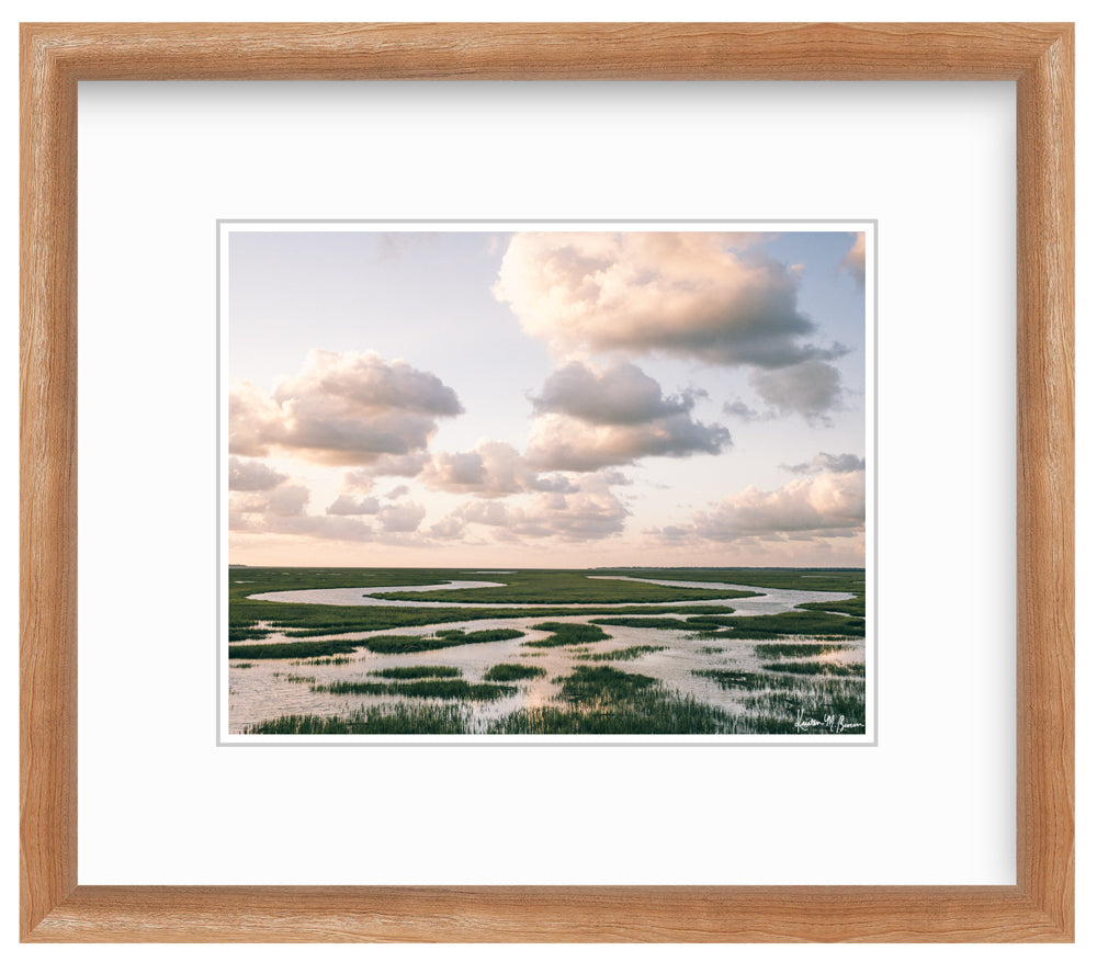 Marsh Meander - Framed 8"x10" print @ Java Java Freshfields