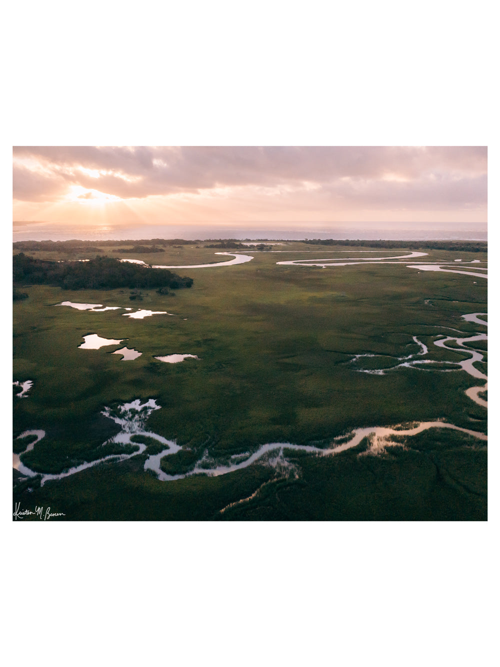 Good Morning Lowcountry - Framed 8"x10" print @ Harvest Freshfields