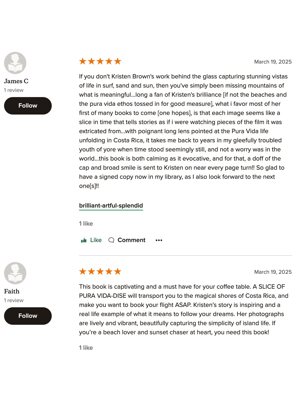 Costa Rica coffee table book Slice of Pura Vida-dise. Photographed by Kristen M. Brown of Samba to the Sea.