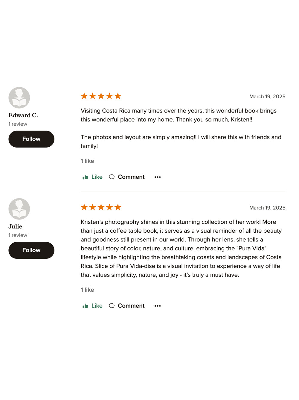 Costa Rica coffee table book Slice of Pura Vida-dise. Photographed by Kristen M. Brown of Samba to the Sea.