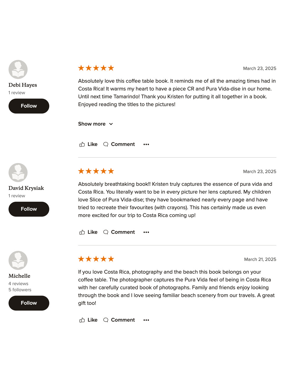 Costa Rica coffee table book Slice of Pura Vida-dise. Photographed by Kristen M. Brown of Samba to the Sea.