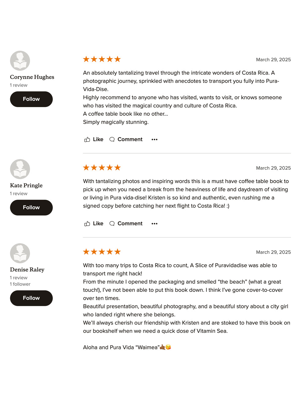 Costa Rica coffee table book Slice of Pura Vida-dise. Photographed by Kristen M. Brown of Samba to the Sea.