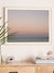 Pastel pink glow sunset in Malibu, California "Malibu en Rose” pastel sunset photo print by Kristen M. Brown of Samba to the Sea for The Sunset Shop. Southern California sunset photography wall art in coastal living room.