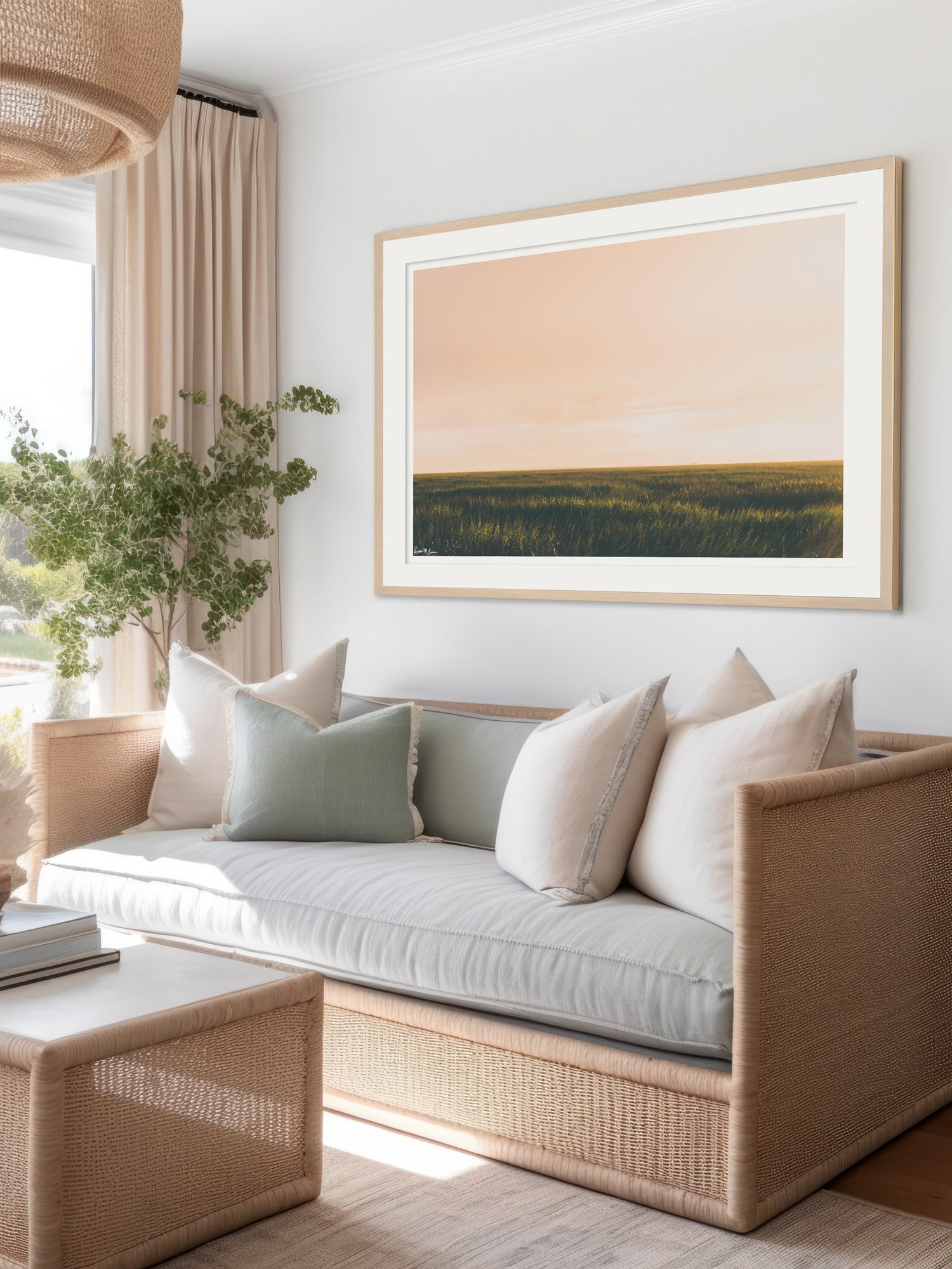 Photography of a jaw dropping pastel pink sunrise glow over the marsh in the Lowcountry Charleston Savannah. “Marsh Dreaming” photographed by Kristen M. Brown, Samba to the Sea.
