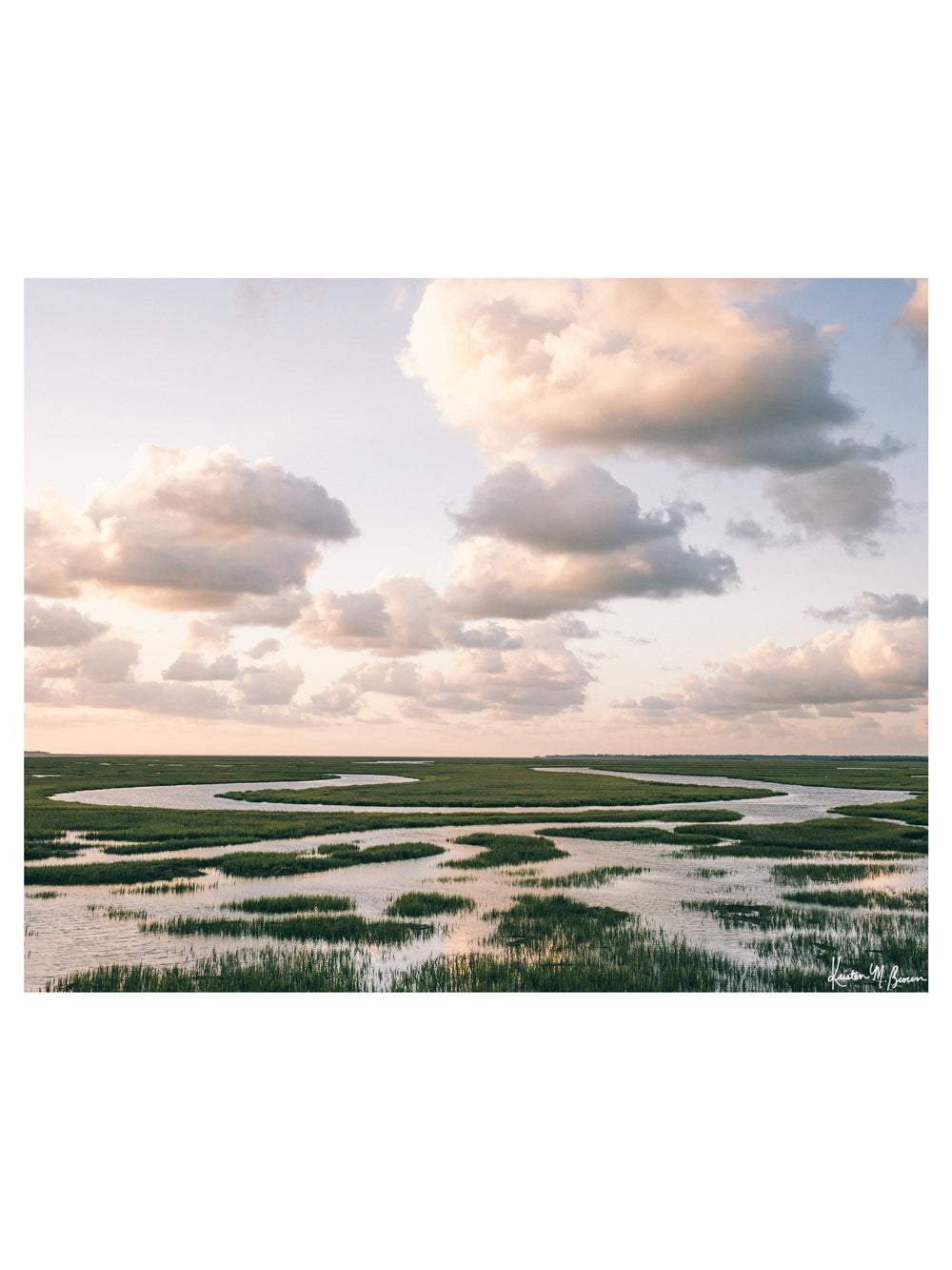 Marsh Meander - Framed 8"x10" print @ Java Java Freshfields