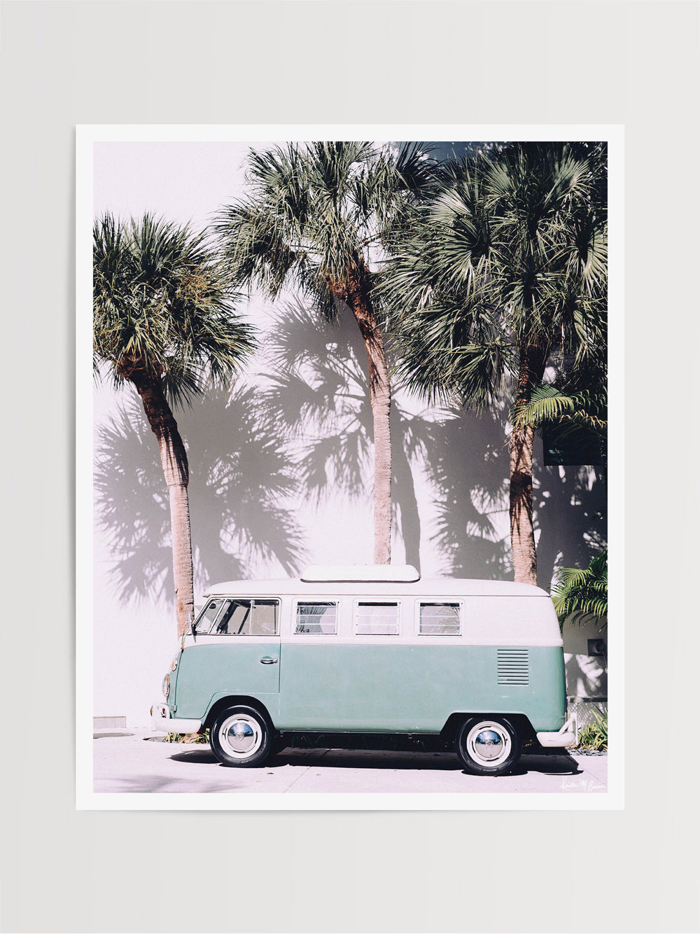 Life is simple - - surf 🏄🏼‍♀️ , jam 🎸, live life in a VW Van 🚌 . Channel those carefree, summertime beach days at home with this turquoise VW bus print. Palmetto Bus print by Kristen M. Brown, Samba to the Sea.