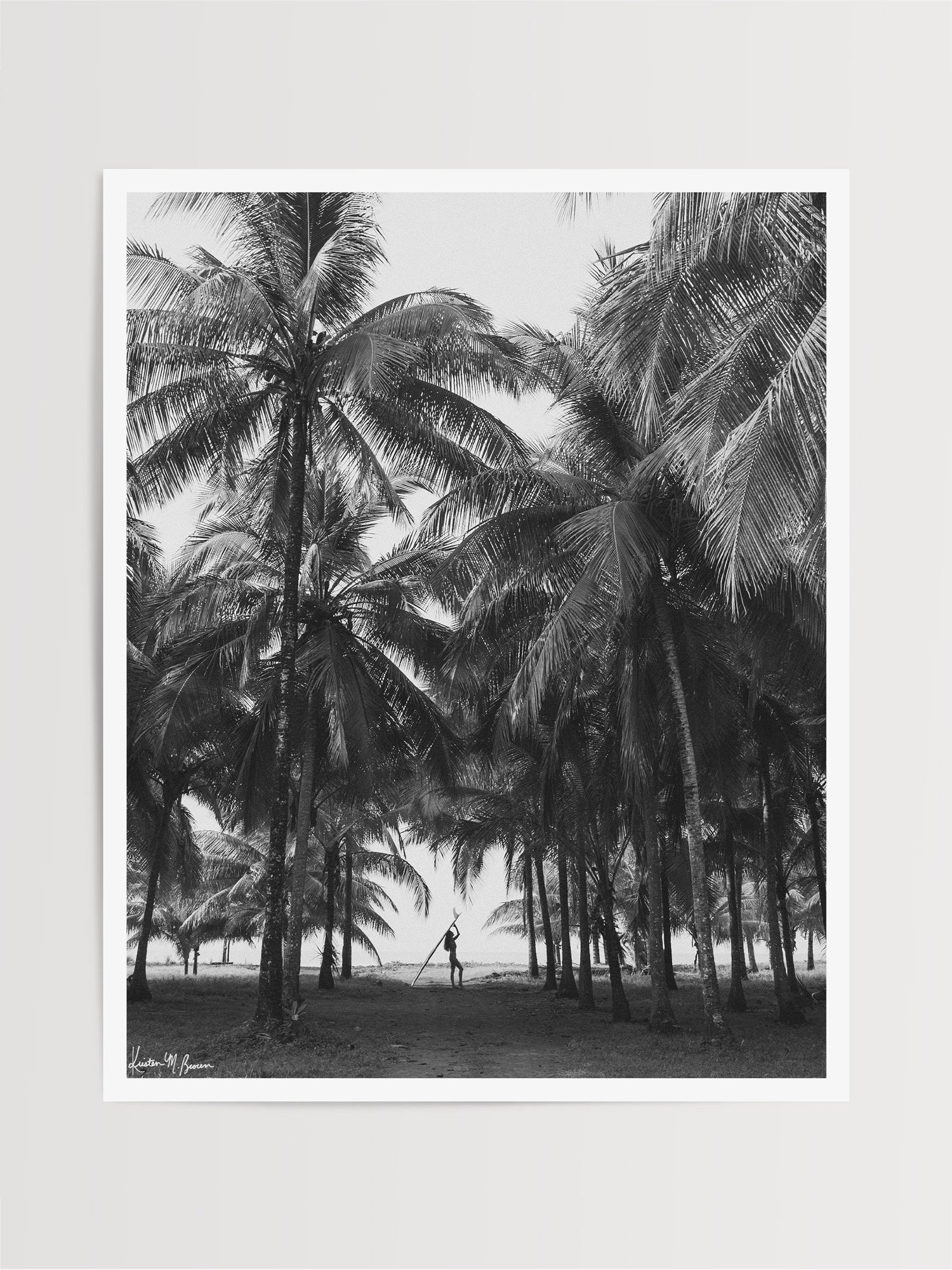 Surf Sirena - Black & White