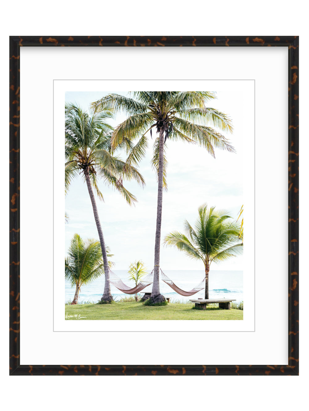 Rounded Tortoise frame for sunset and beach photo wall art at The Sunset Shop.