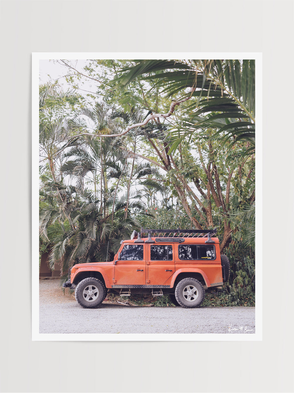 Tropical Sleigh || Red Land Rover + Palm Trees in Costa Rica - The ...