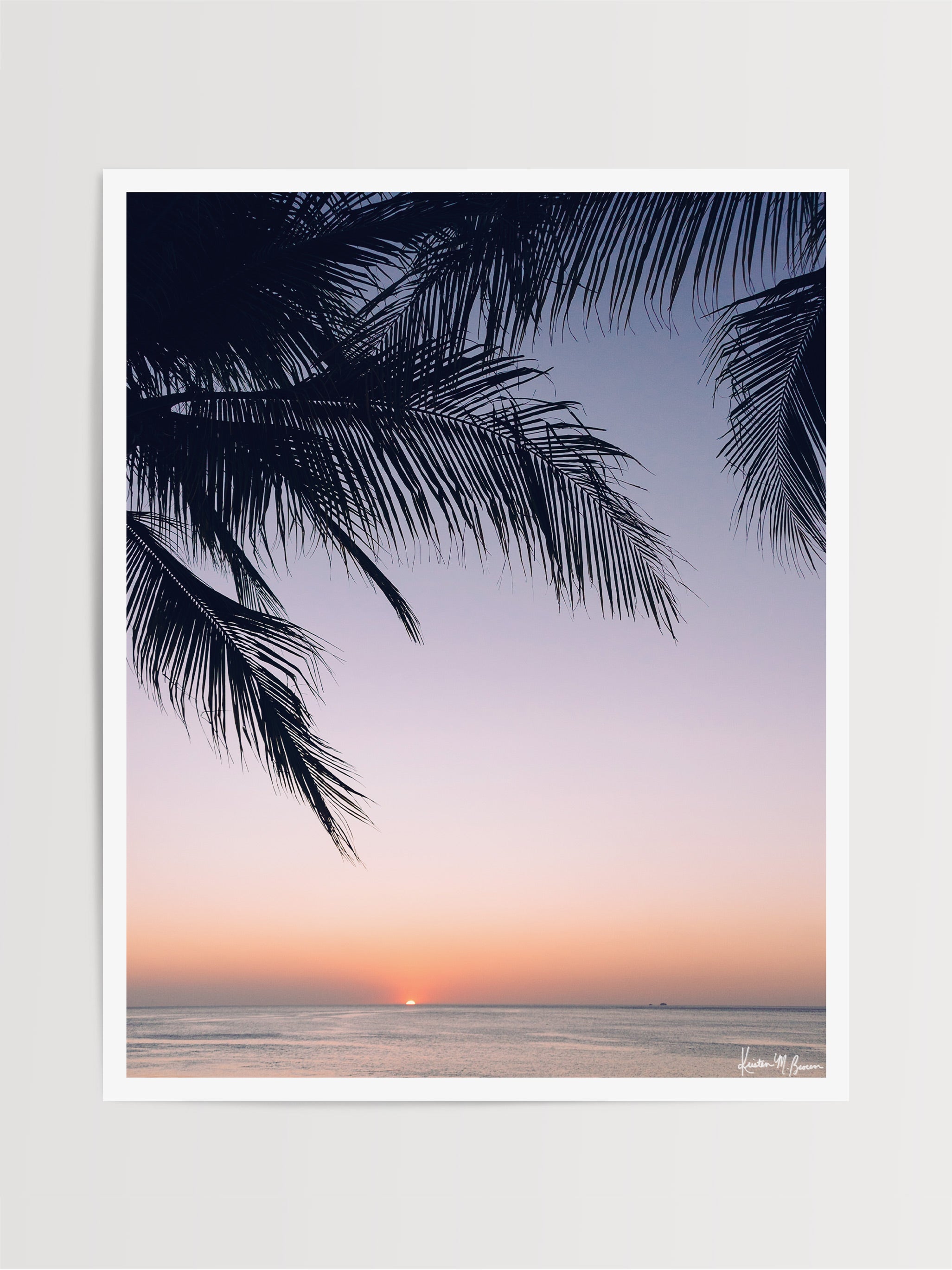 Pink Sunset Prints at The Sunset Shop by Samba to the Sea