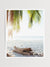 Beach palm trees and driftwood in Costa Rica. "Via Paradise" beach print at The Sunset Shop by Samba to the Sea.