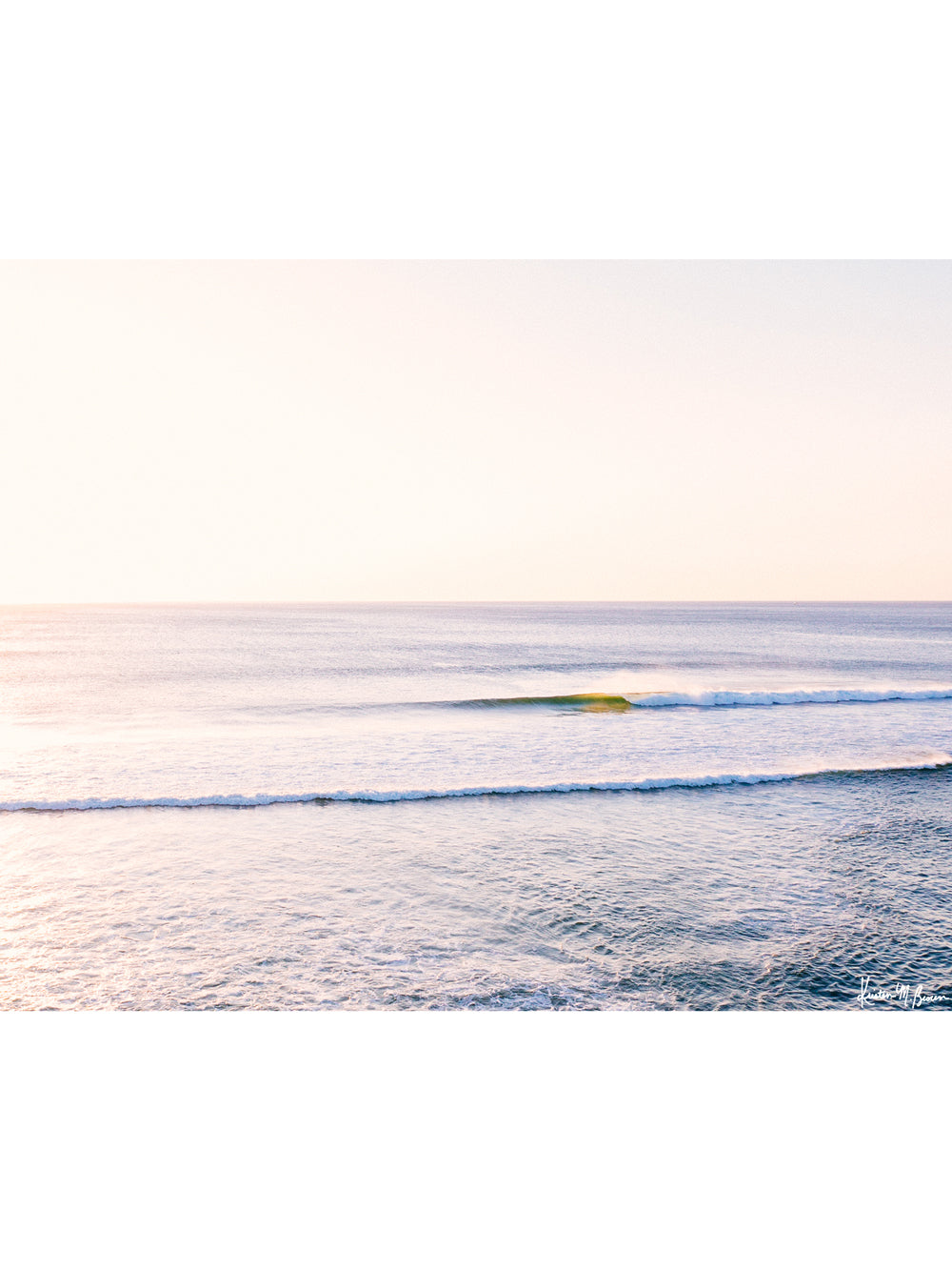 Golden turquoise wave breaking during golden hour in Costa Rica. "Wave Watch" aerial wave photo by Kristen M. Brown, Samba to the Sea for The Sunset Shop.