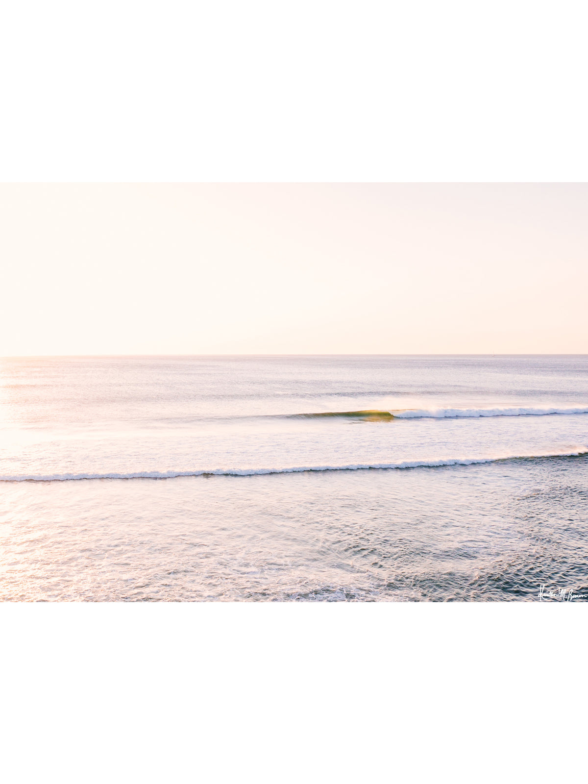 Golden turquoise wave breaking during golden hour in Costa Rica. &quot;Wave Watch&quot; aerial wave photo by Kristen M. Brown, Samba to the Sea for The Sunset Shop.