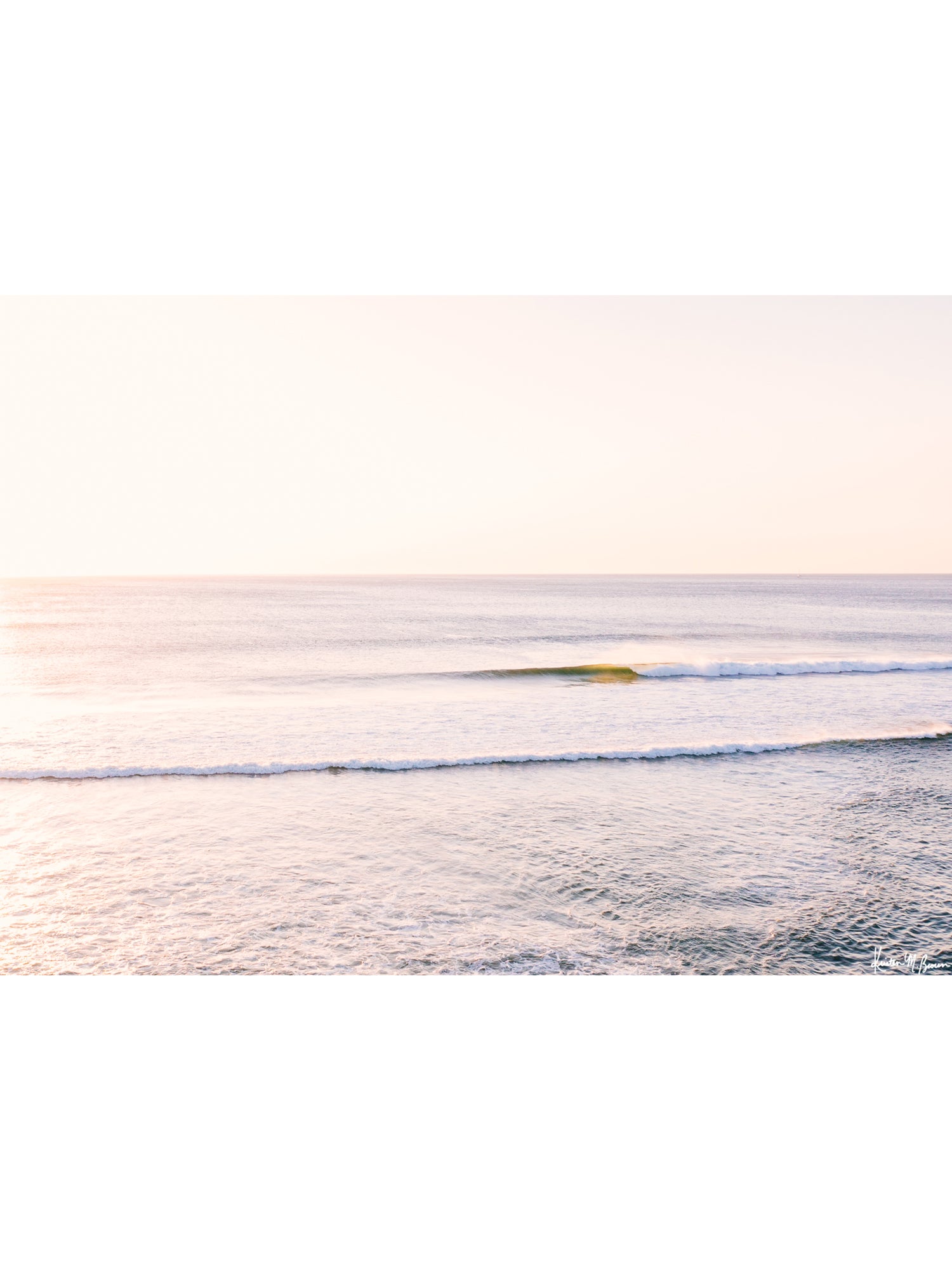 Golden turquoise wave breaking during golden hour in Costa Rica. "Wave Watch" aerial wave photo by Kristen M. Brown, Samba to the Sea for The Sunset Shop.