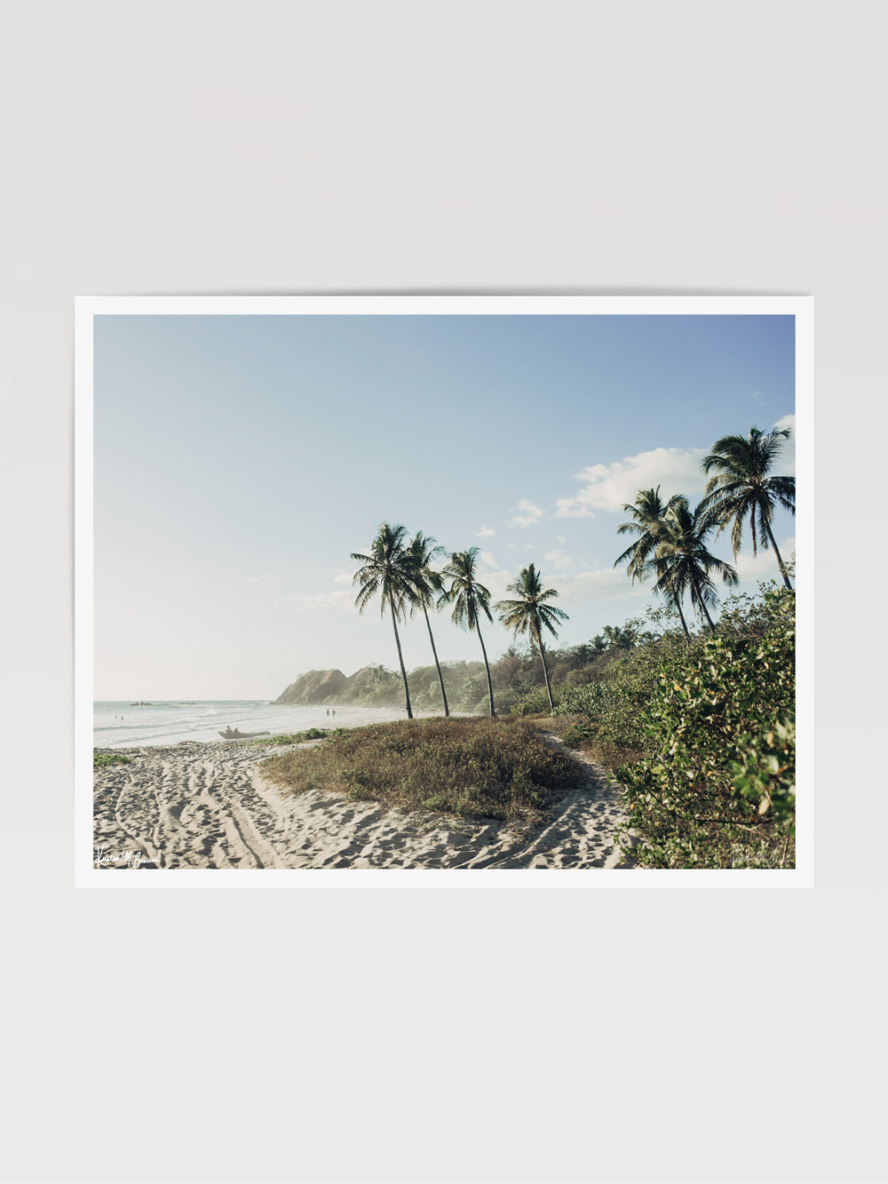 Palm trees at the beach in Nosara Costa Rica (Playa Guiones). Photographed by Samba to the Sea for The Sunset Shop.