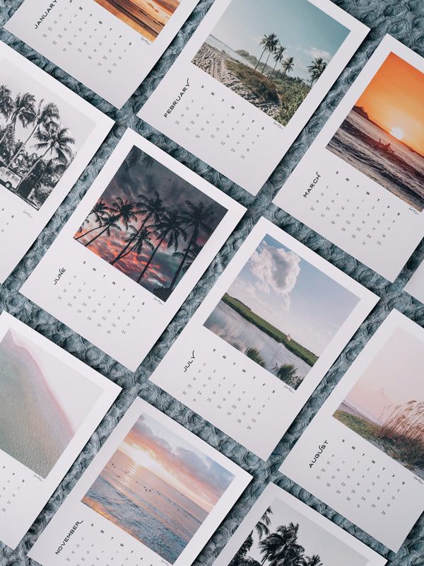2023 Desktop Photo Calendar + Wanderlust Postcard Set