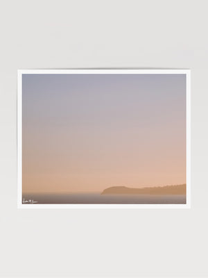 “Golden Bu” golden glow sunset over Point Dume in Malibu, CA photo print by Kristen M. Brown of Samba to the Sea for The Sunset Shop.
