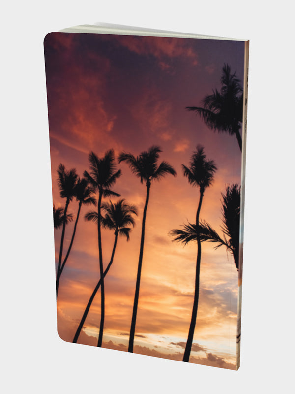 Wanderlust Notebook - Rose Gold Rain + Meet Me In Paradise