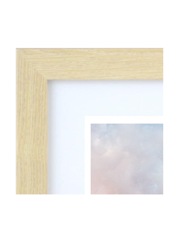 Clear stain natural frame for sunset and beach photo wall art at The Sunset Shop.