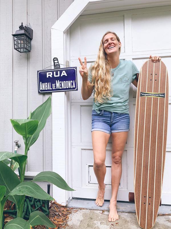 Wave Dancer Embroidered Tee - Sea Glass