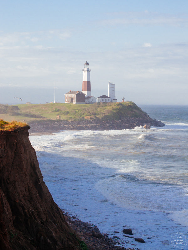 There&#39;s just something mystical about Montauk. It&#39;s her fragrant sea breeze. It&#39;s her rolling waves. It&#39;s her sunrises over the Atlantic and sunsets over the Bay. And it&#39;s her lighthouse ushering her fisherman back home safely. Let&#39;s go to The End. Meet me in Montauk, always and always. &quot;The End&quot; Montauk Lighthouse by Kristen M. Brown, Samba to the Sea for The Sunset Shop.