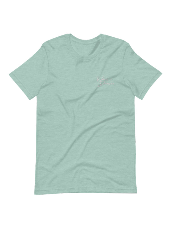 Wave Dancer Embroidered Tee - Sea Glass